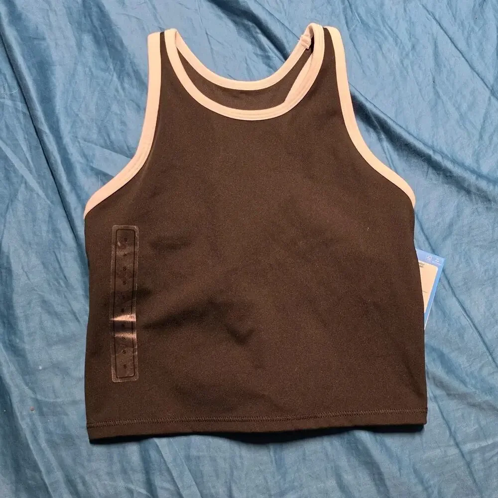 DSG Girls Small Momentum Shelf Bra Tank NWT Black